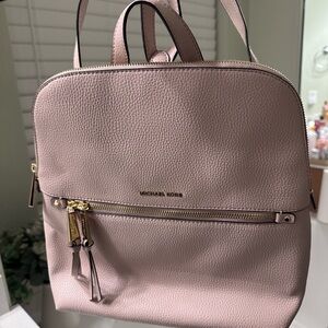 Michael Kors Blush Leather Backpack